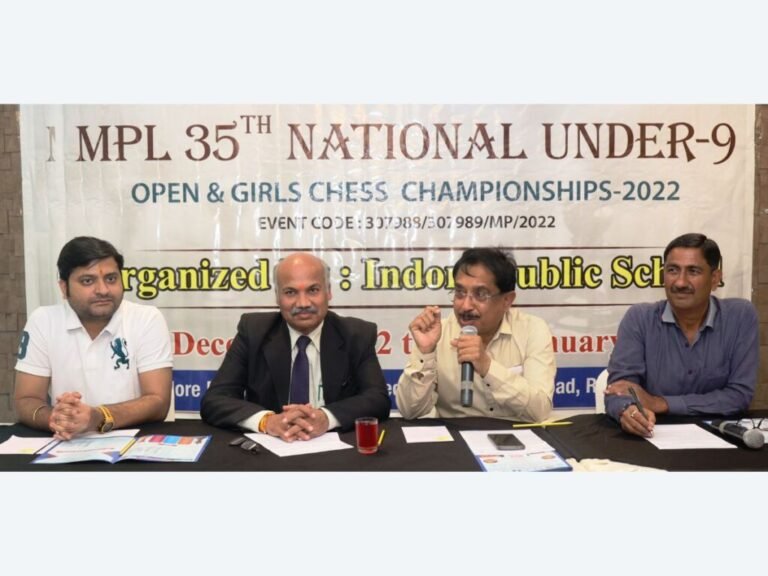 35th National Under-9 Open and Girl’s Chess Championship to be held In Indore
