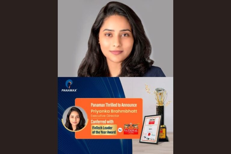 MobiFin’s Priyanka Brahmbhatt honoured with FinTech Leader of the Year Award