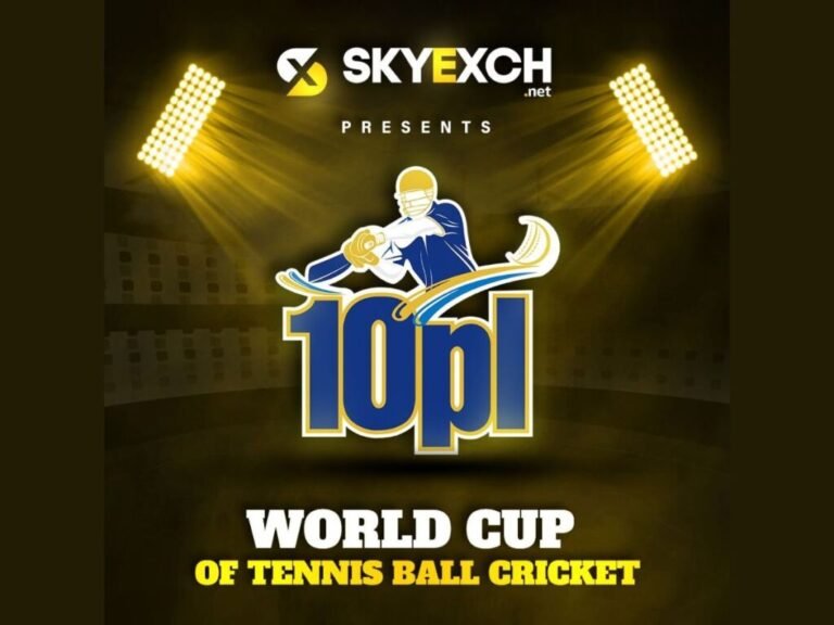 SkyExch.net rewarded as the title sponsor of The 10 PL Tennis Ball Cricket World Cup started in India