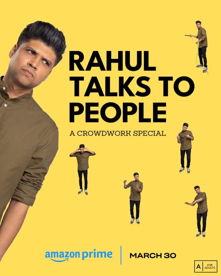 Want to unwind after a busy day? Laugh-out-loud with Rahul Talks to People, a Crowdwork special featuring Rahul Subramanian, on Prime Video