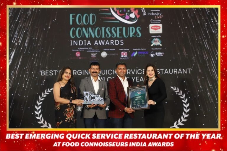 Award-Winning Ajay’s Takeaway Food Named Best Emerging QSR Chain at Food Connoisseurs India Awards