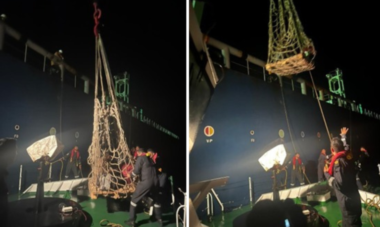 Indian coast guard carries out medical emergency evacuation onboard merchant vessel ‘Helen’