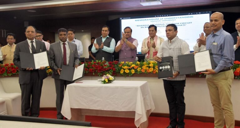 Assam: MoU signed for ‘Riverine Based Religious Tourism Circuit’ to connect seven Religious places on Brahmaputra