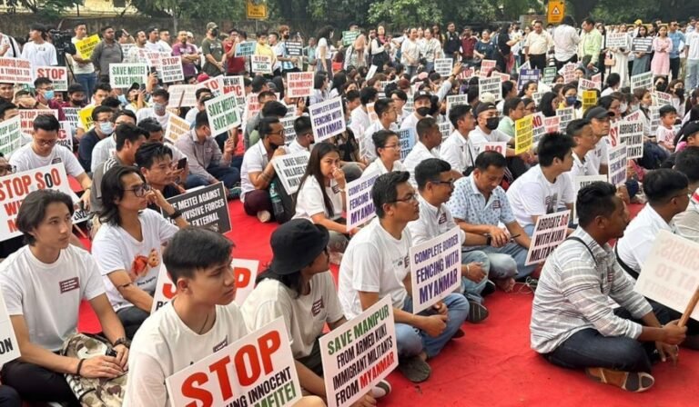 Meitei Rally in Delhi calls for peace; condemns divisive politics, aggression from external forces