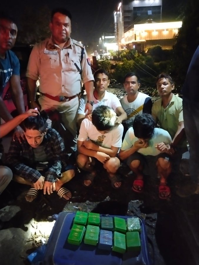 Assam: 3 drug smuggler arrested with 150 grams of heroin in Guwahati
