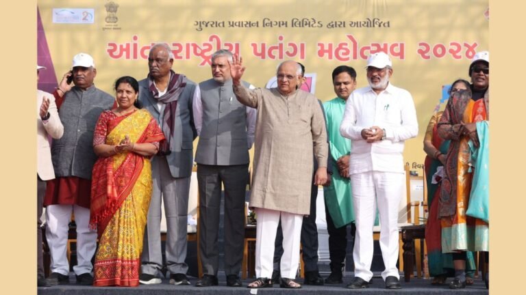 CM Bhupendra Patel inaugurates International Kite Festival – 2024 in Ahmedabad